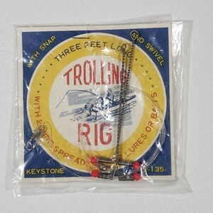 Keystone Trolling Rig Three Feet Long with Snap & Swivel X-135 Japan NOS Vintage